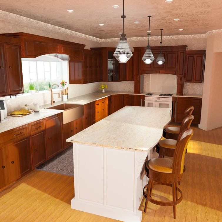 36in W x 21in D Farmhouse Kitchen Sink with Bottom Grid Rose Gold Apron Front Single Bowl  from Lordear