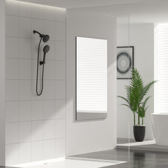 Lordear 5" Stainless Steel Wall Mounted Matte Black Modern Rainfall Shower Head Set  from Lordear