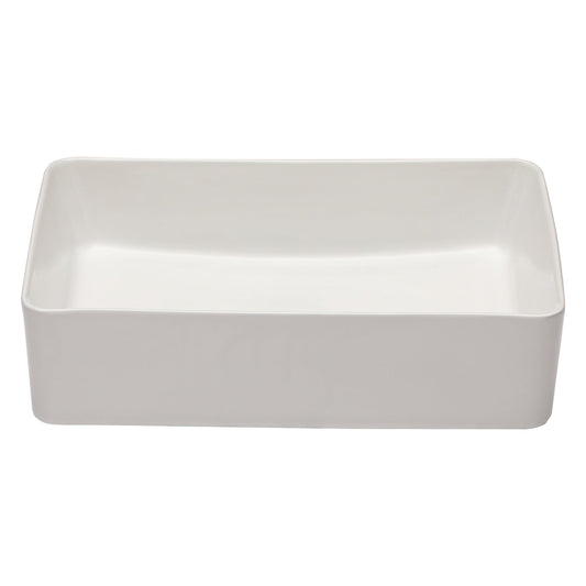 Lordear 21" x 14" White Ceramic Countertop Rectangular Vessel Bathroom Sink  from Lordear