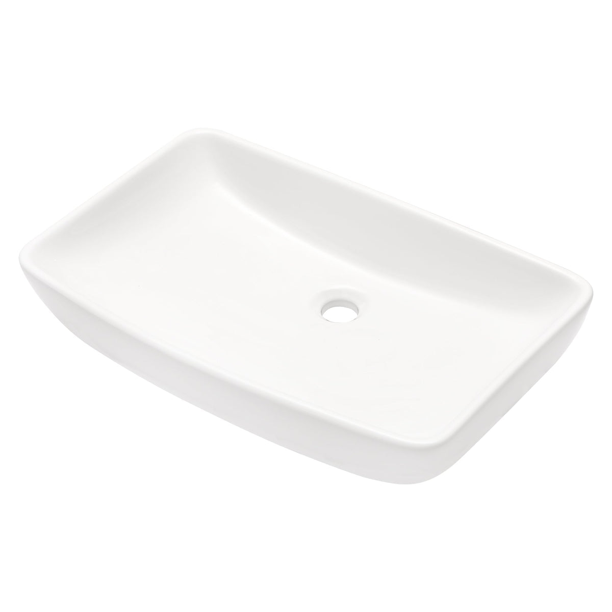 Lordear 24" x 16" White Ceramic Rectangular Vessel Bathroom Sink  from Lordear