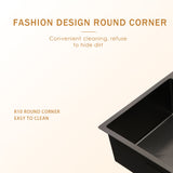 33" W x 22" D Farmhouse Kitchen Sink Workstation Sink with Cutting Board Apron Front | Apron Front / Farmhouse Sinks, Farm Sink, Farmhouse Kitchen Sink, Farmhouse Sink, Gunmetal Black Sinks, Kitchen, Kitchen Sinks, Single Bowl Sinks, Sink, Sink and Drainer, Stainless Steel, Workstation Sinks | Lordear
