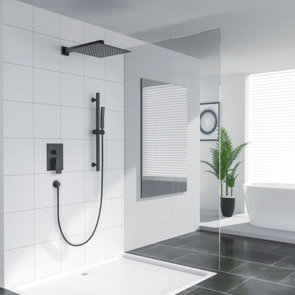 Lordear Shower System - 12in Rain Showerhead, Handheld Shower, and Wall Mount  from Lordear