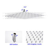 16 Inch Rainfall Shower Head Dripping Full Body Coverage Stainless Steel | 12 Inch Shower System, big sale, Black Friday, Rain Shower Head, Rainfall Shower, Rainfall Shower Head, Rainfall Shower Head Dripping, Shower, Shower Faucets & Systems, Shower Head, Shower Heads, Shower Room, shower time, Square Shower Head | Lordear