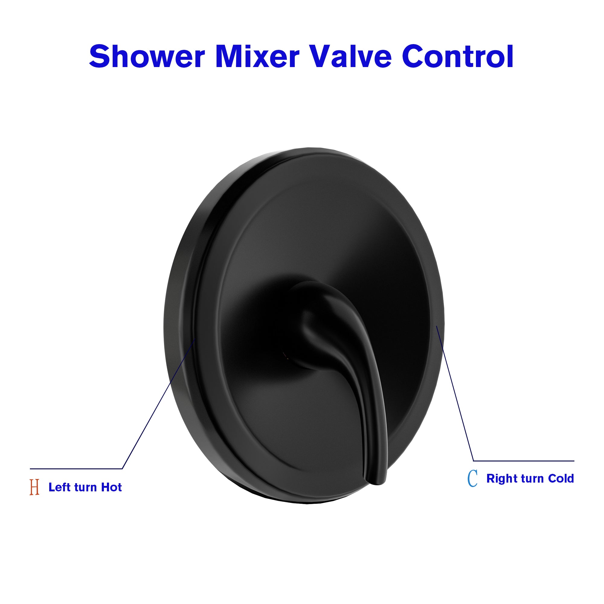Lordear 5" Stainless Steel Dual Head Wall Mounted Round Shower System  from Lordear