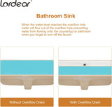 Lordear 28in Undermount Bathroom Sink Rectangular Pure White Vitreous Ceramic Lavatory Vanity Vessel Sinks | Bathroom Sink | Lordear