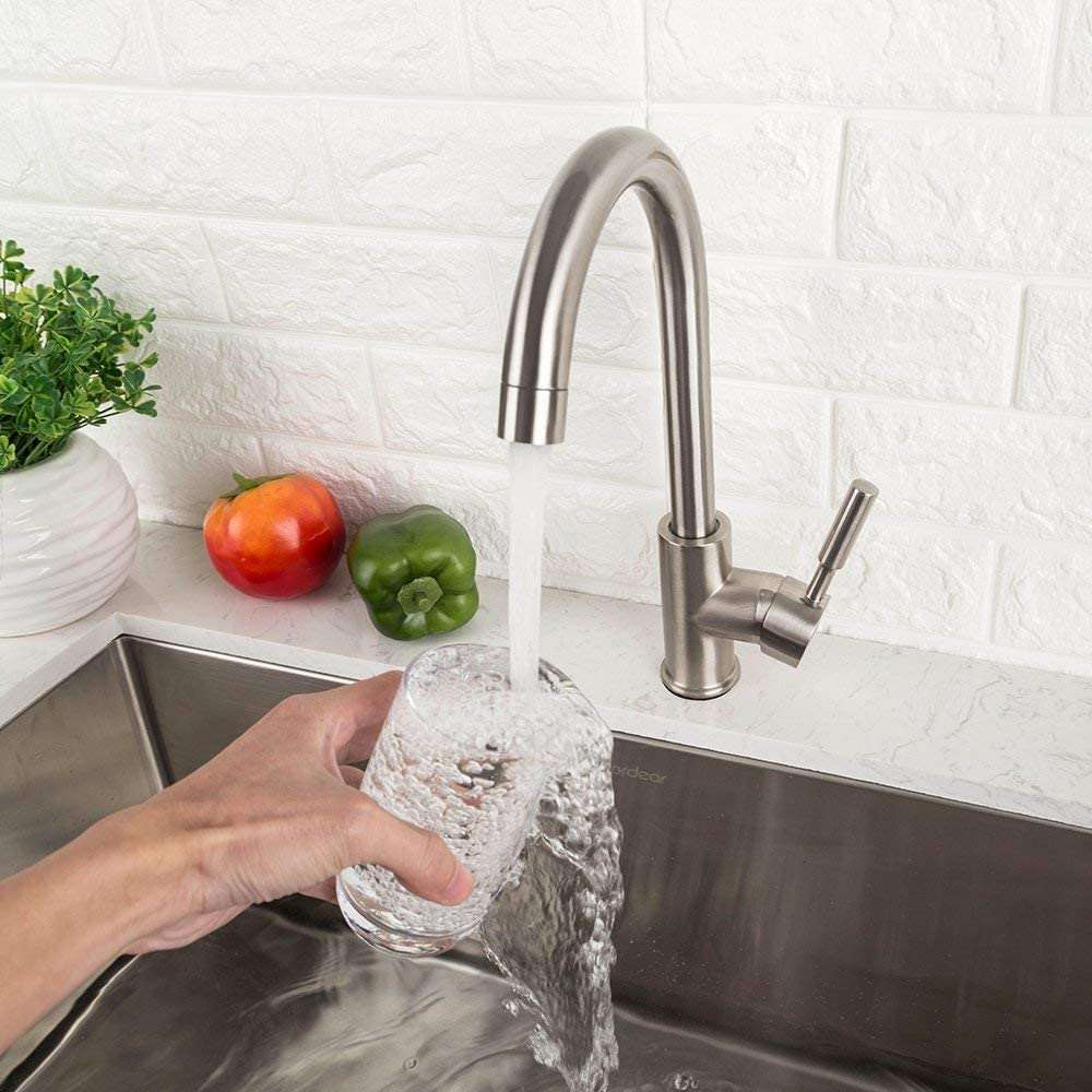Kitchen Sink Faucet Kitchen Taps 360 Degree Single Handle | Kitchen Faucet | Lordear
