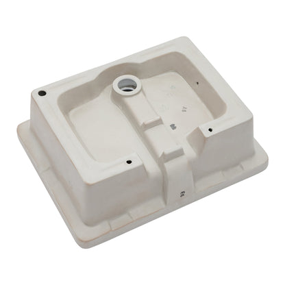 Lordear Rectangle Bathroom Sink Undermount Ceramic Lavatory Vanity Sink | Bathroom Sink | Lordear