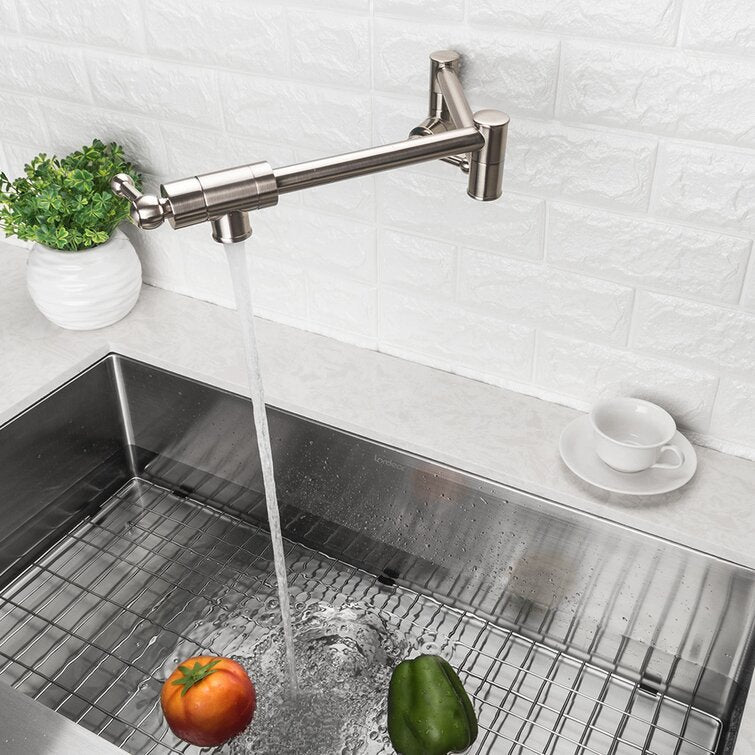 Pull Out Pot Filler Kitchen Taps Modern Design Premium Brass Lead-free | big sale, Black Friday, Faucet, Kitchen, Kitchen Faucets, Long Inventory Age, Pot Filler, Pot Filler Kitchen Taps, Tap | Lordear