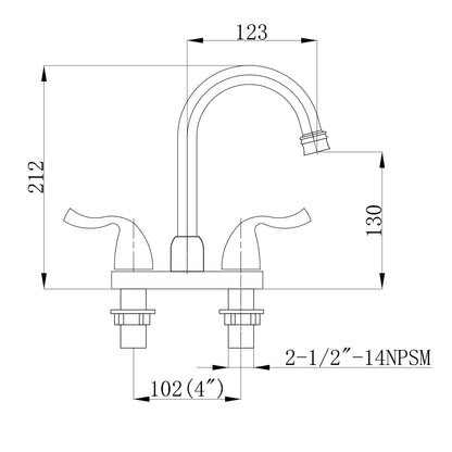 Bathroom Sink Faucet 2 Handle Modern Commercial Vessel Sink Faucet | Bathroom, Bathroom Faucets, Bathroom Sink Faucet, Faucet, Handle Faucet, Sink Faucet, Tap, Wash Hand, Washroom | Lordear