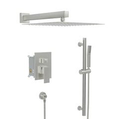 10 Inch Rainfall Square Shower System Shower Head with Handheld Shower  from Lordear